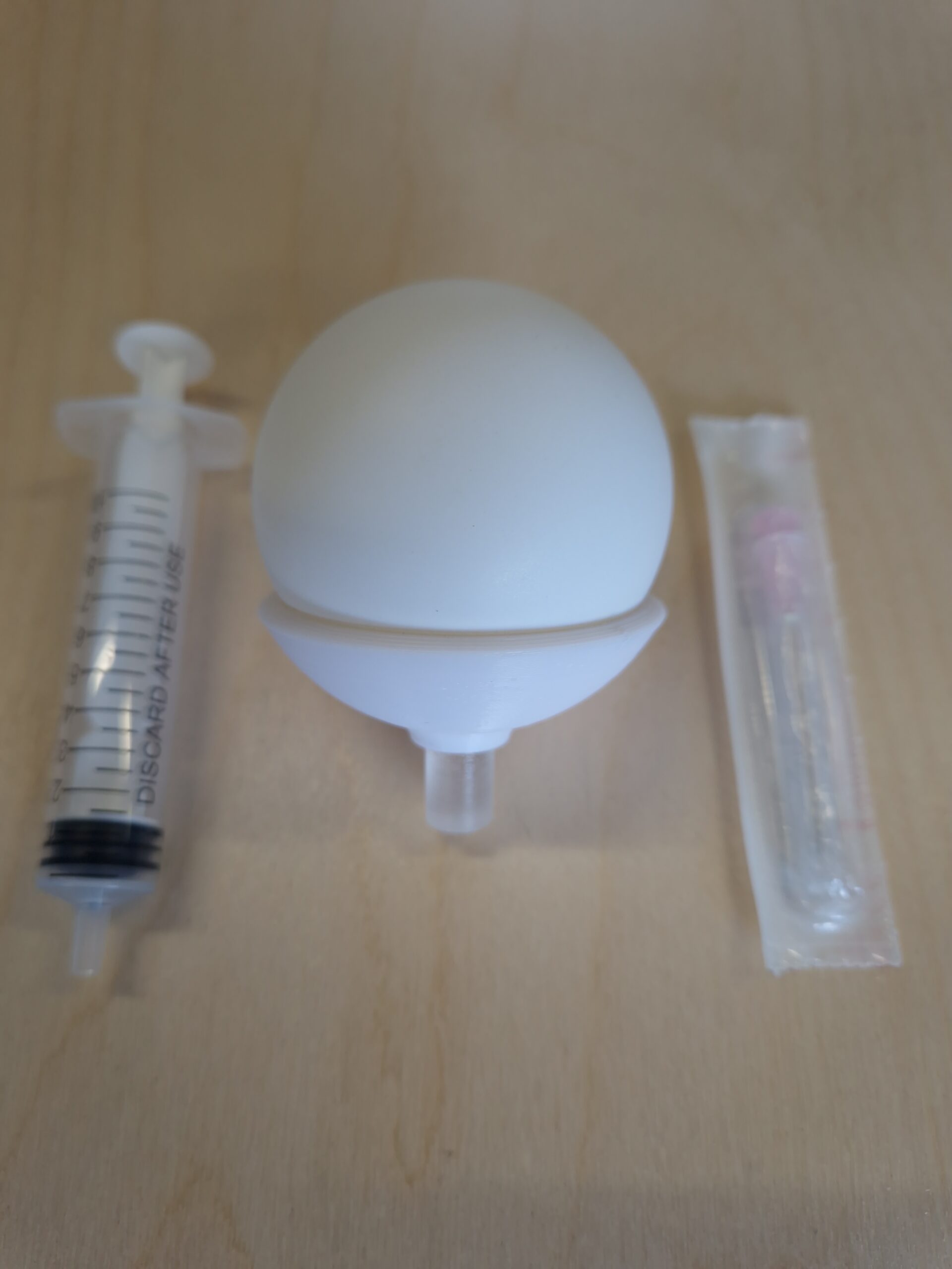witte pingpongbal 5,5 cm voor spinning reactor